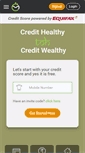 Mobile Screenshot of creditmantri.com