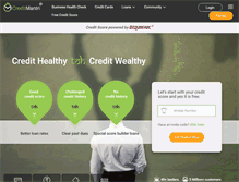 Tablet Screenshot of creditmantri.com
